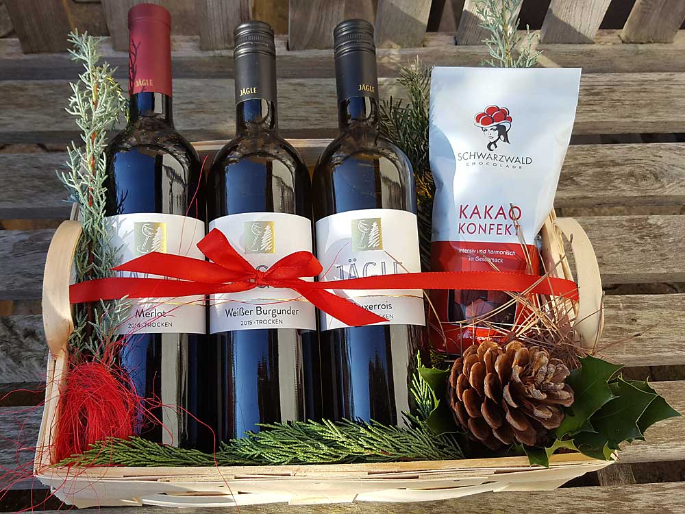 Weihnachtspräsente Weingut Jägle