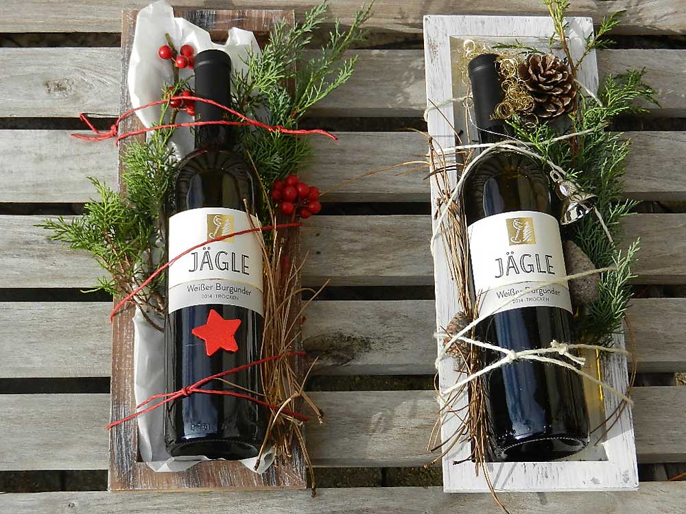 Weihnachtspräsente Weingut Jägle