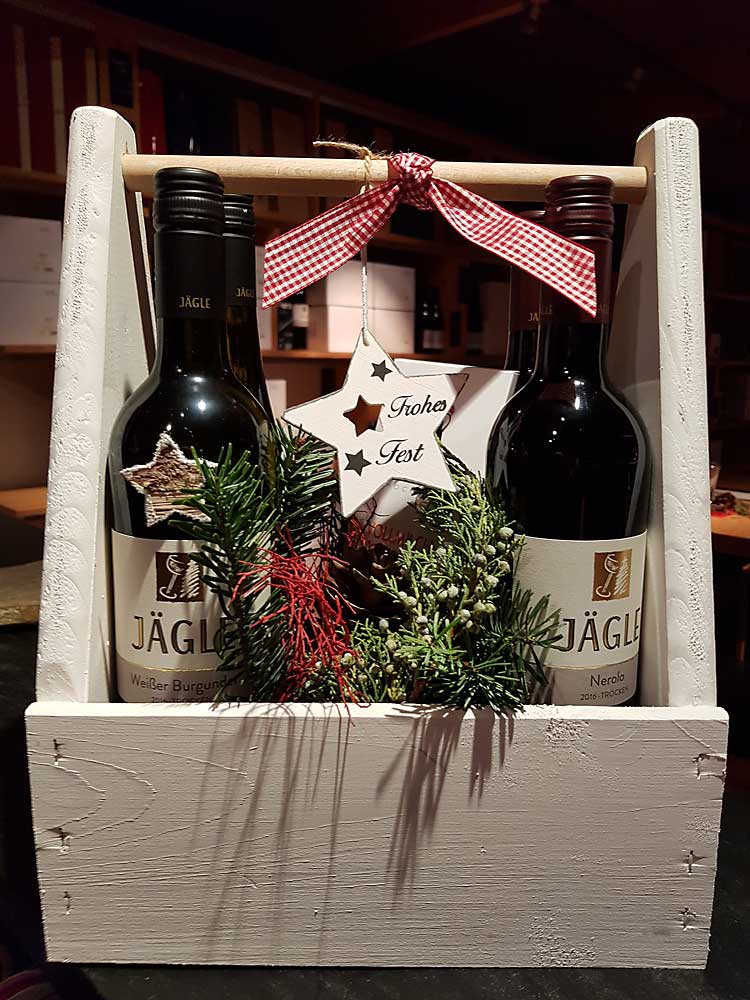 Weihnachtspräsente Weingut Jägle